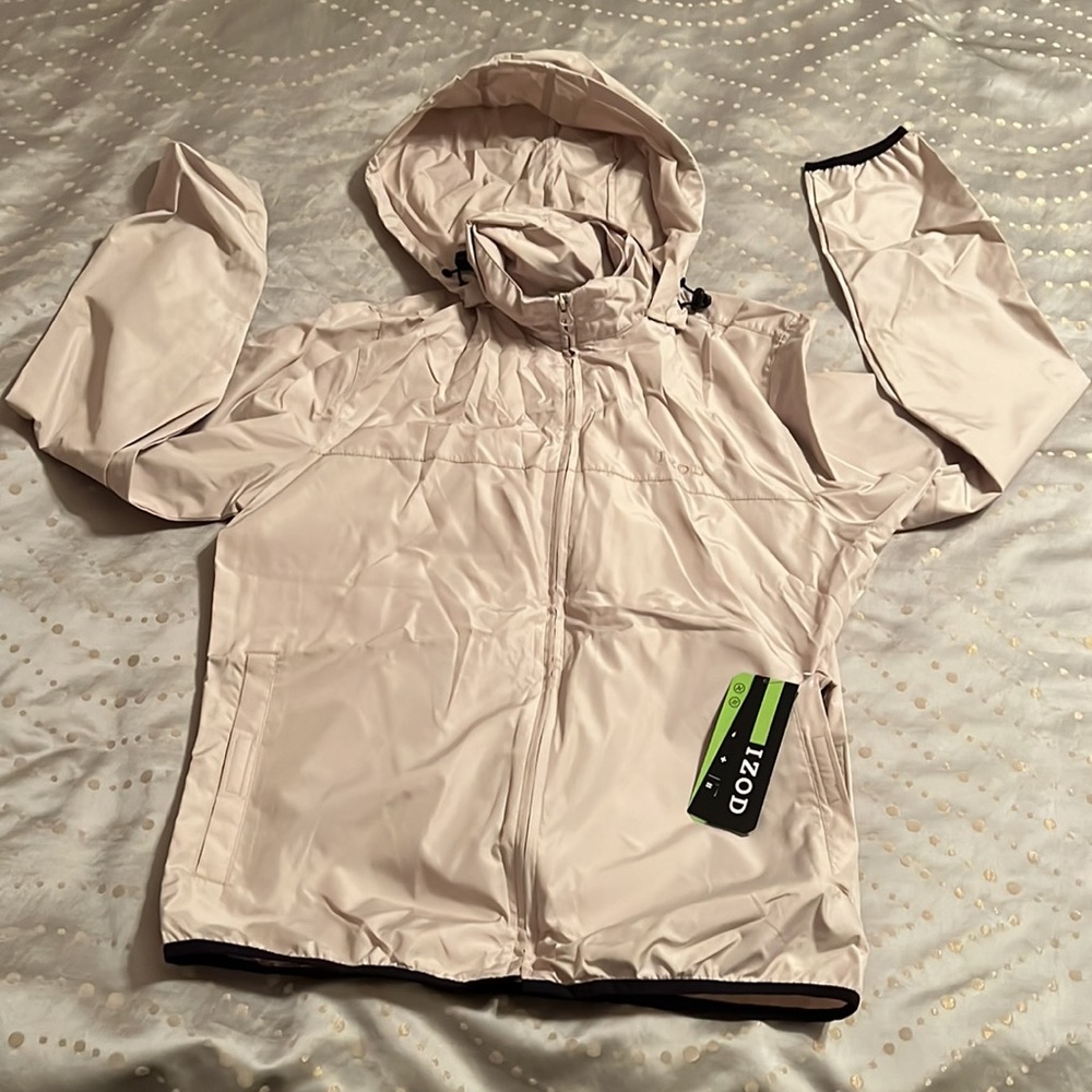 Ladies Izod Golf Packable Jacket Sz XS